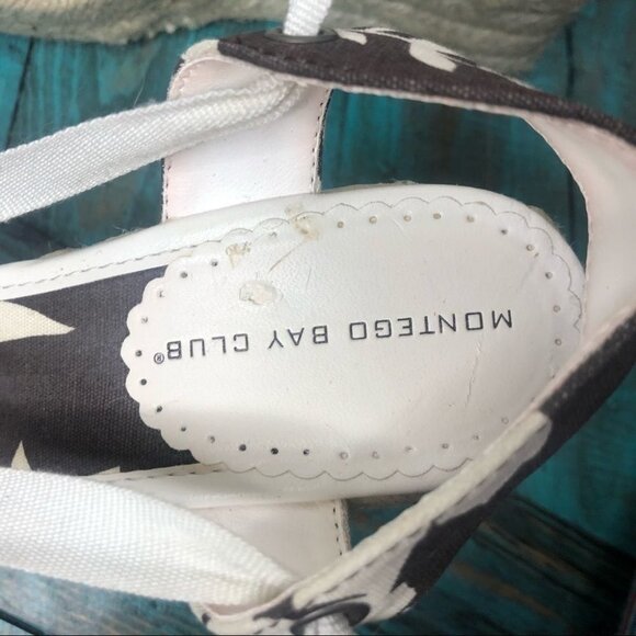 SIZE 6.5 Montego Bay Wedge  Wrap sandals - Picture 4 of 8